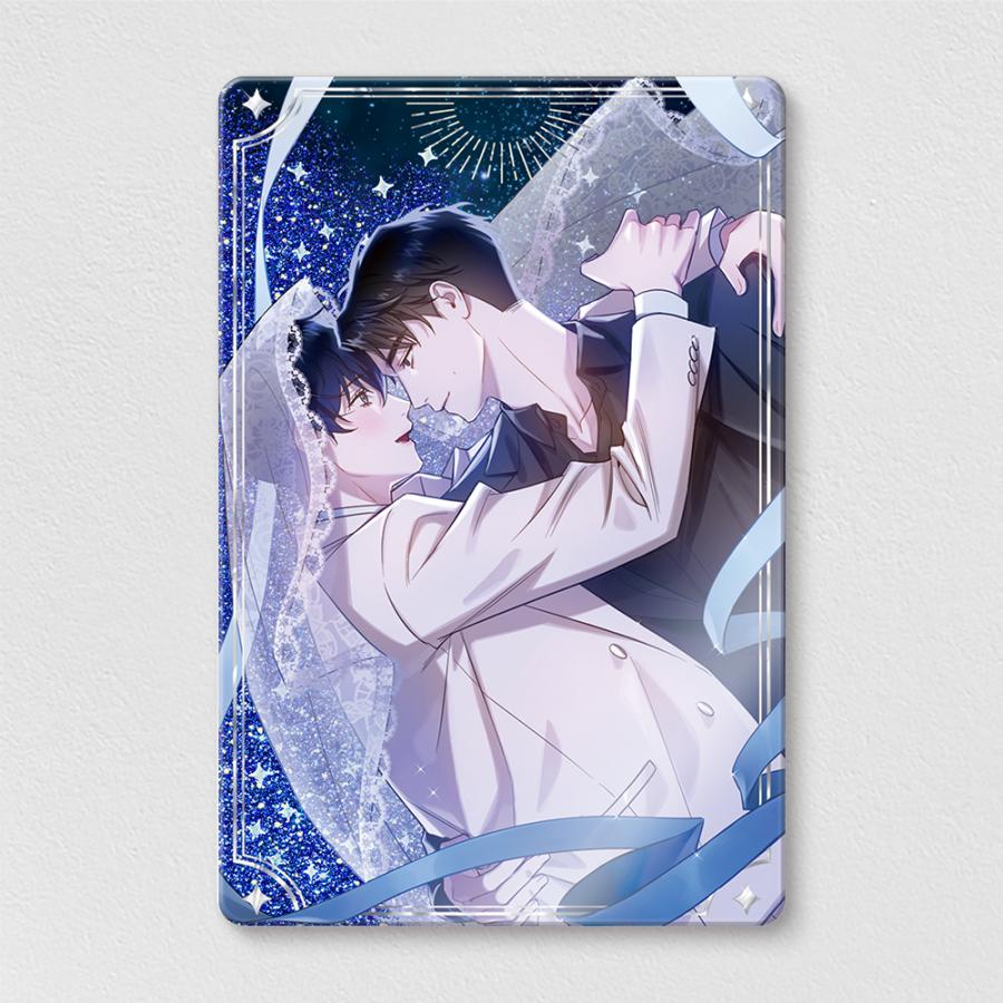 韓国BL PASSION Blossom アクリルスタンド ウォーターグリッター コミック グッズ『夜を裂く暁 ソヒョン＆ヒョノ ウォーターグリッター