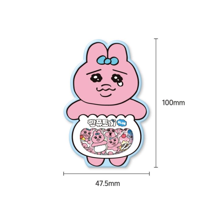 韓国 コミックグッズ『おぱんちゅうさぎ デコ用ステッカー ピンク（24