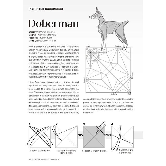 韓国語 折り紙の本『POTENTIAL ポテンシャル ORIGAMI COLLECTION』著