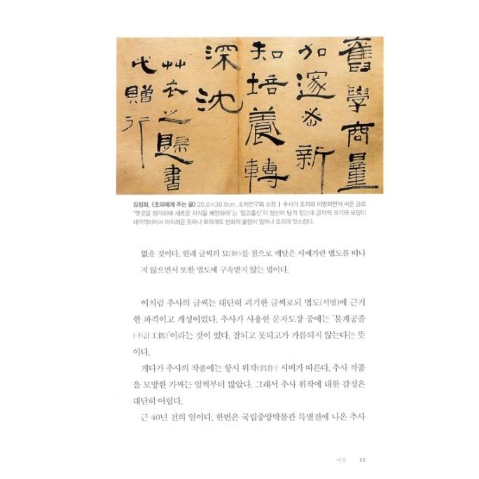 韓国語の書籍 ユ・ホンジュン教授による 『秋史・金正喜 - 山は高く