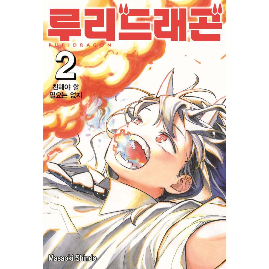 【シュリンク付き】ルリドラゴン　韓国版　ルーリードラゴン 韓国語 まんが『ルリドラゴン 2』著：眞藤雅興（※初版終了） : にゃん