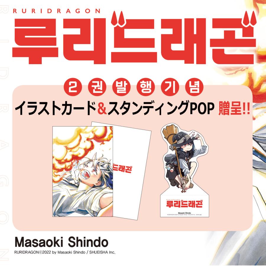 韓国語 まんが『ルリドラゴン 2』著：眞藤雅興（※即納在庫は初版限定
