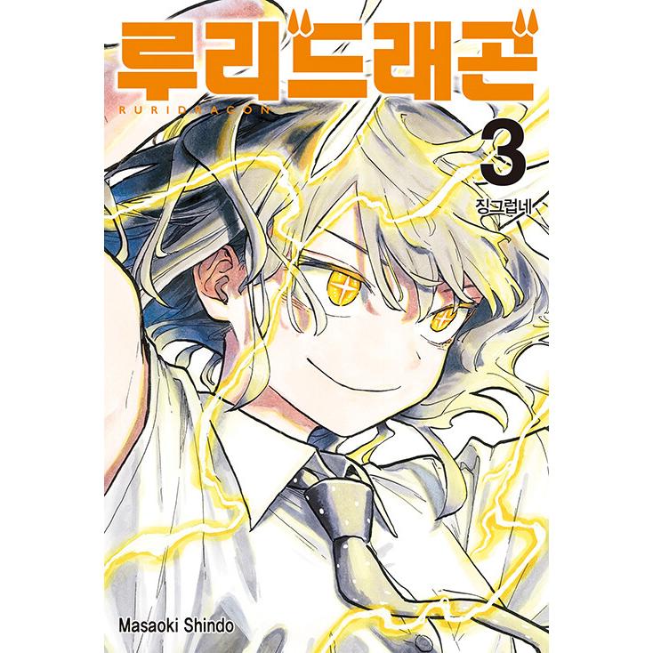 【シュリンク付き】ルリドラゴン　韓国版　ルーリードラゴン 韓国語 まんが『ルリドラゴン 3』著：眞藤雅興（韓国版） : にゃん