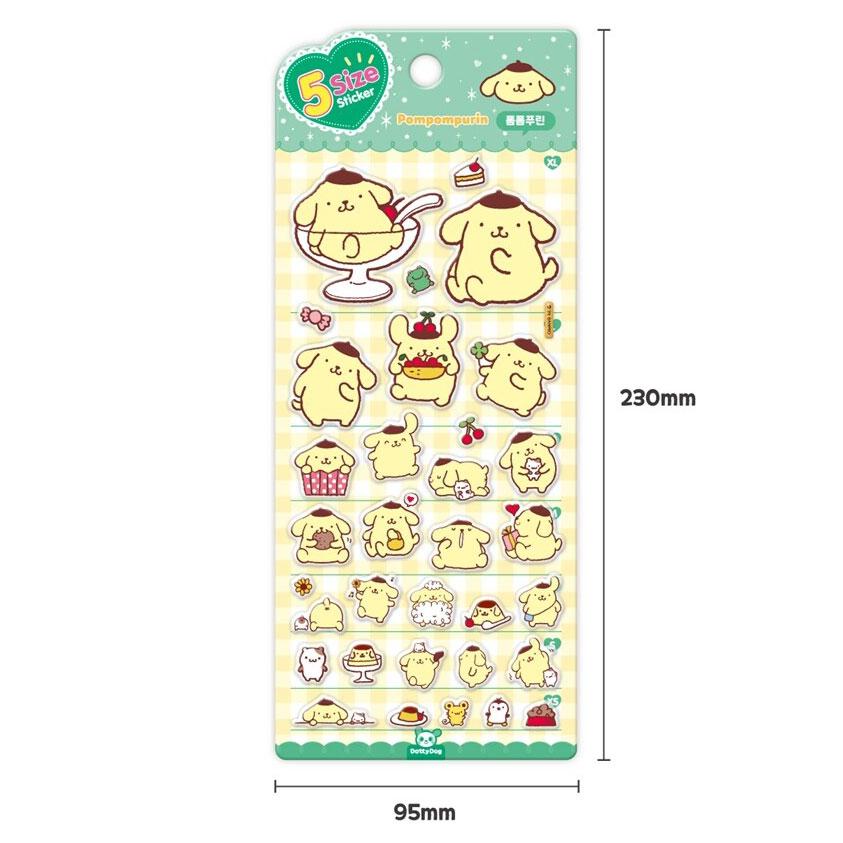 韓国 輸入 グッズ『サンリオ 5サイズ ステッカー：シナモンロール