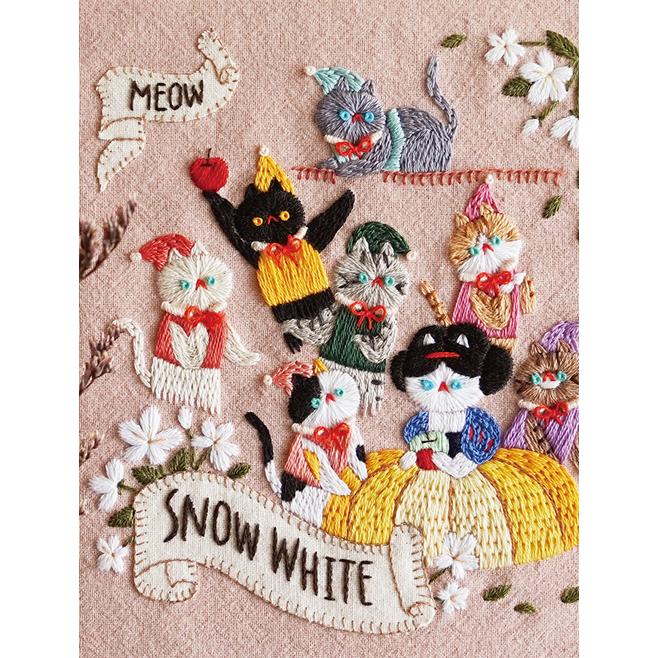 韓国語 手芸 『ごろんごろん ねこ刺繍』 著：チョン・ジソン（ゴロゴロ