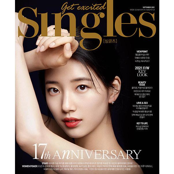 売れ筋ランキング 韓国 女性 雑誌 Singles シングルズ 21年 9月号 スジ表紙 キム アジュン