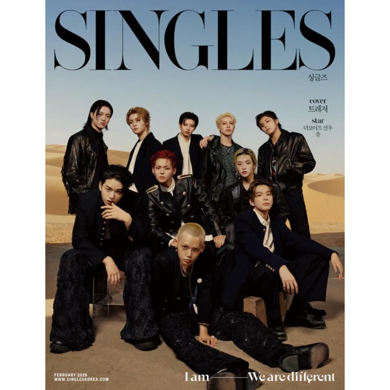 ブロマイド] 韓国 雑誌 Singles 2026年 2月号 (TREASURE表紙) Aタイプ