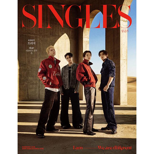 ブロマイド] 韓国 雑誌 Singles 2026年 2月号 (TREASURE表紙) Bタイプ