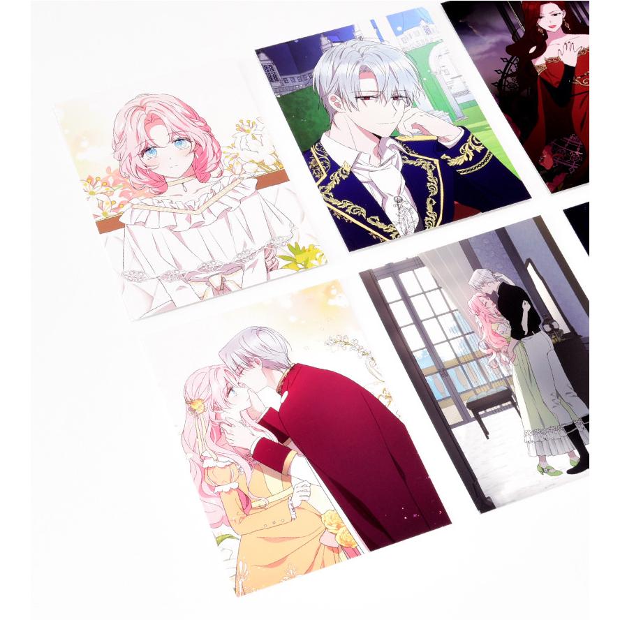 韓国 コミック グッズ『悪党のお父様、私と結婚してください はがき6種