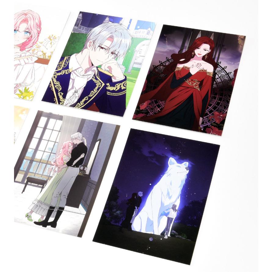 韓国 コミック グッズ『悪党のお父様、私と結婚してください はがき6種