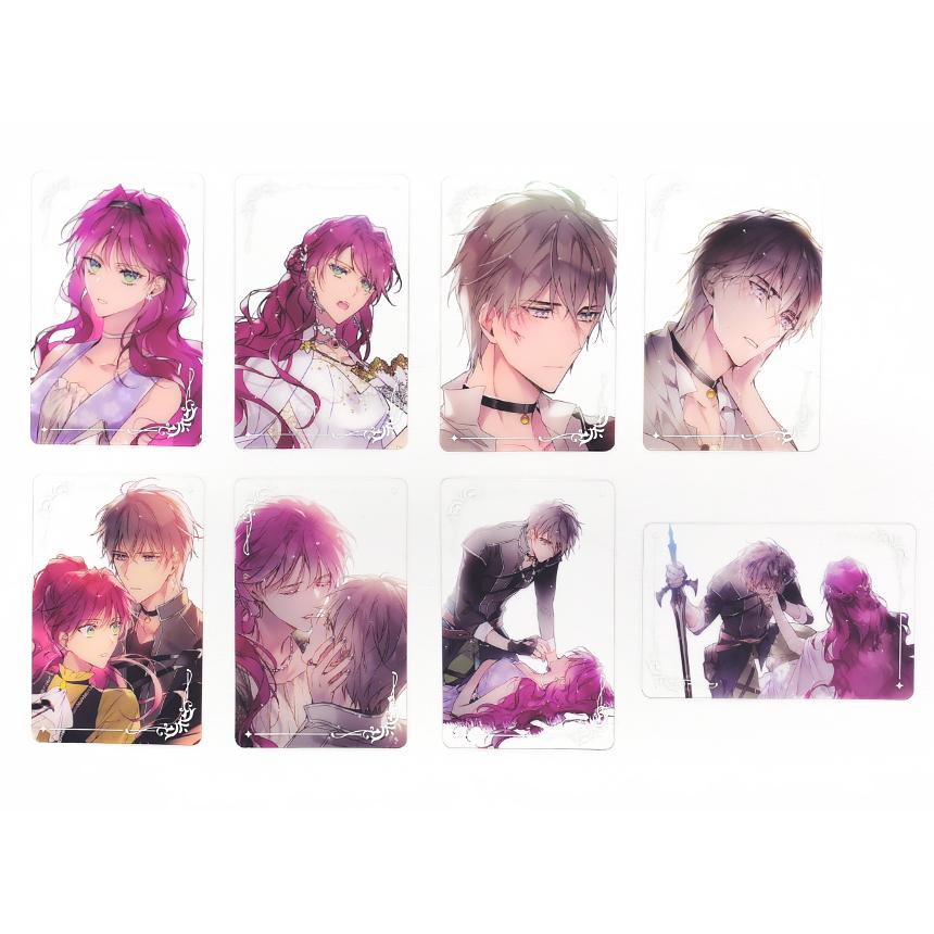 コミック グッズ『悪役のエンディングは死のみ 透明フォトカードセット