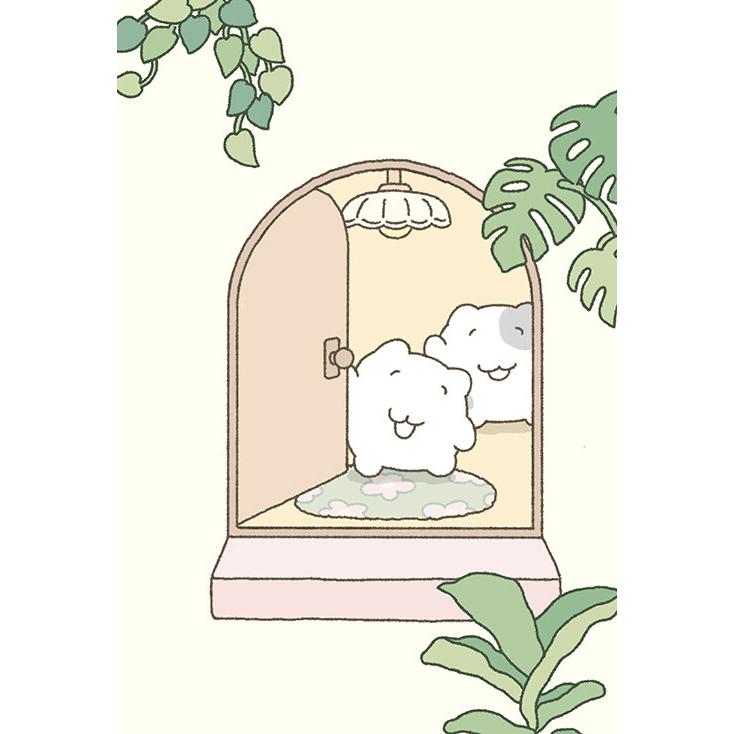 韓国語 ステッカーブック 『もちもちふわふわ にゃんにゃんモンの