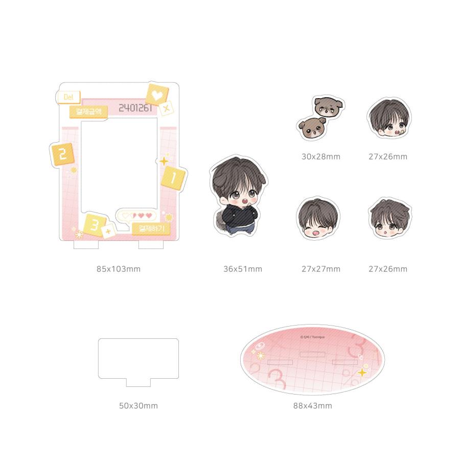 韓国 コミック グッズ『日刊バイト DIY フォトカード スタンド』（公式