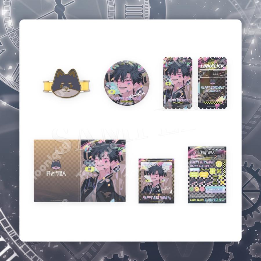 時光代理人　韓国　非売品　うちわ 韓国 アニメ グッズ『時光代理人 Fancy Day トキ 誕生日 記念