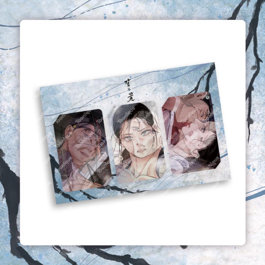 韓国 コミック グッズ『雪辱の花 レンチキュラー フォトカード セット