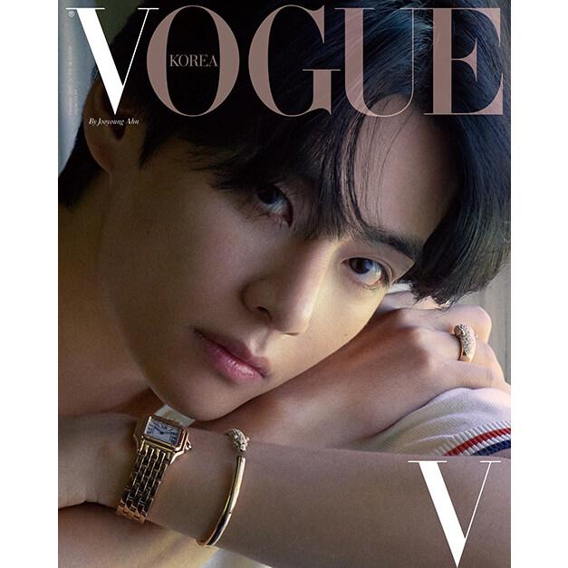 貴重 直筆サイン入 BTS V VOGUE KOREA 2022年10月号 テテ