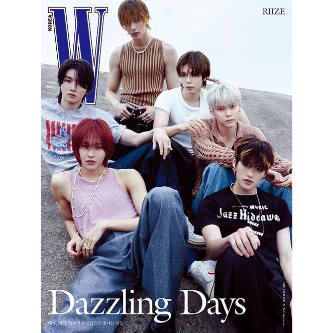 韓国 雑誌 W Korea (ダブリュー) 2025年 5月号 (表紙、主要記事：RIIZE