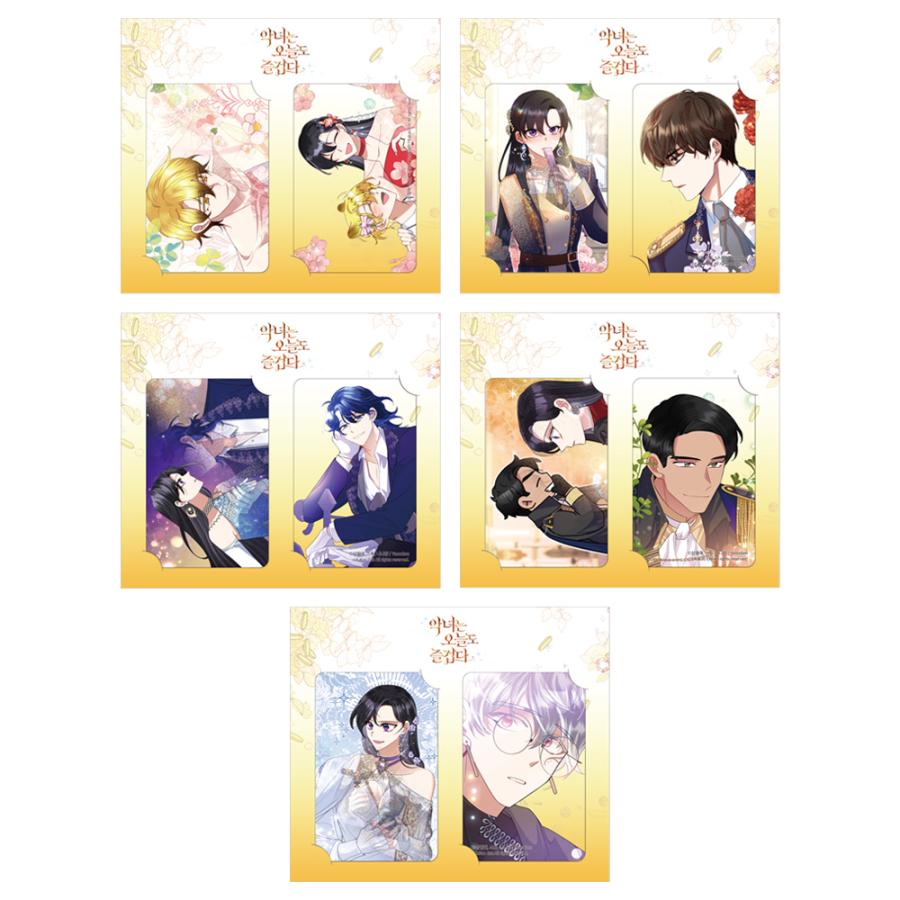 韓国 コミック グッズ『悪女は今日も楽しい レンチキュラー+フォト