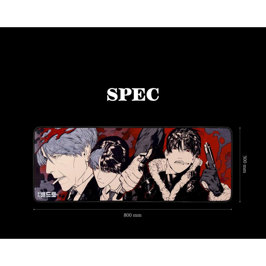 韓国 コミック グッズ『コードネーム：バッドロー デスクマット』公式