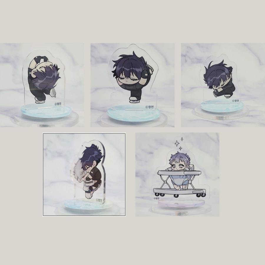 韓国 コミック グッズ『キミを探す波 くるくる回転アクリルスタンド（5