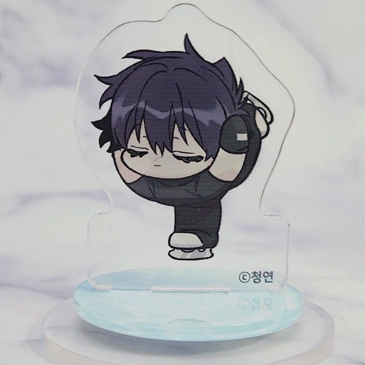 韓国 コミック グッズ『キミを探す波 くるくる回転アクリルスタンド（5
