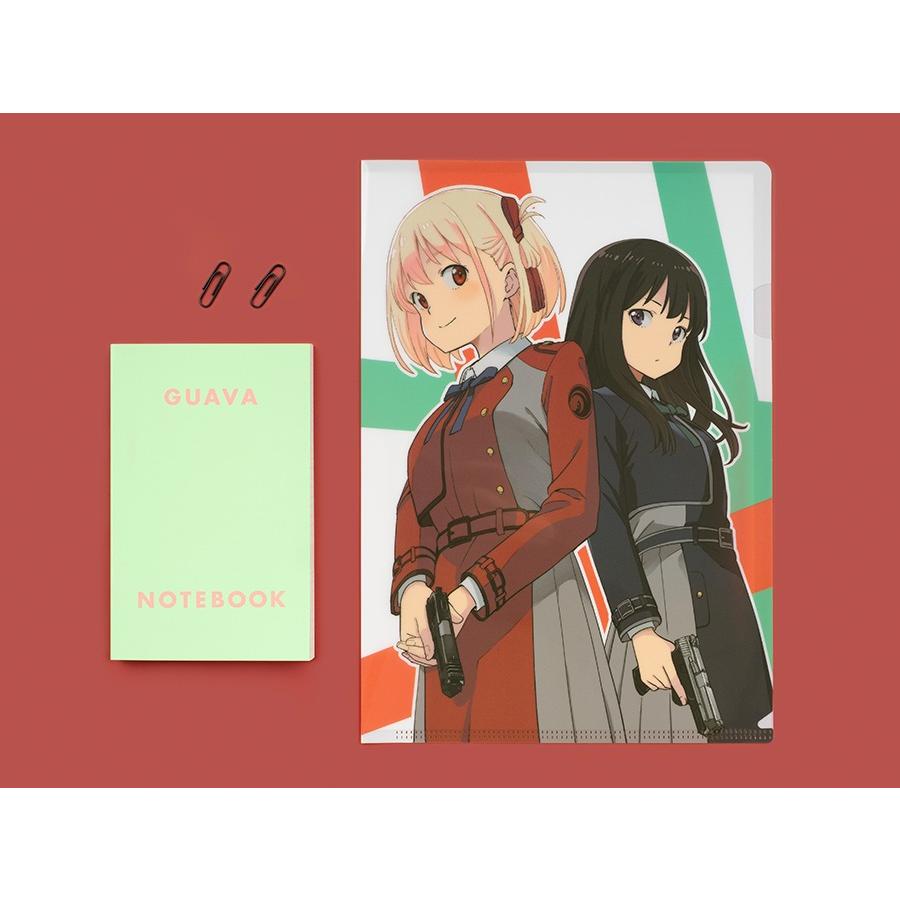 リコリスリコイル 缶バッジ クリアファイル TAKINA KURUMI 激レア クリアファイル TVアニメ「リコリス・リコイル」/井ノ上 たきな(読書