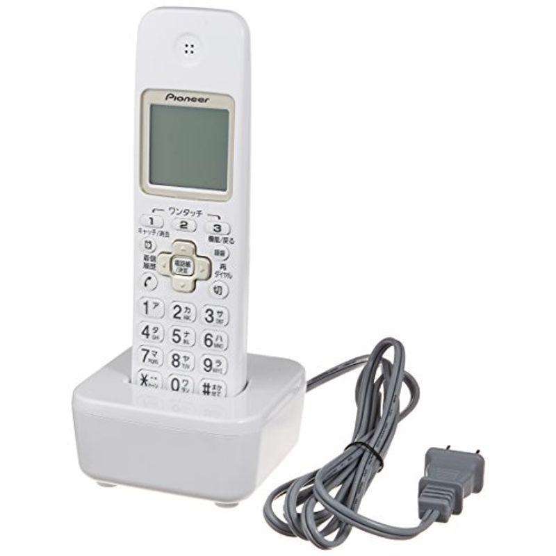 【最新入荷】 パイオニア TF-EK35 デジタルコードレス増設子機 ホワイト TF-EK35-W 固定電話機