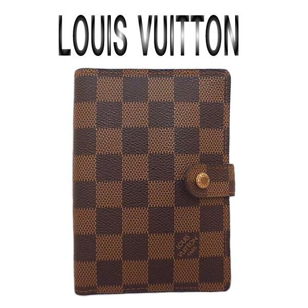 超美品　LOUISVUITTON　ルイヴィトン　ダミエ　アジェンダPM　システム手帳カバー　R20700