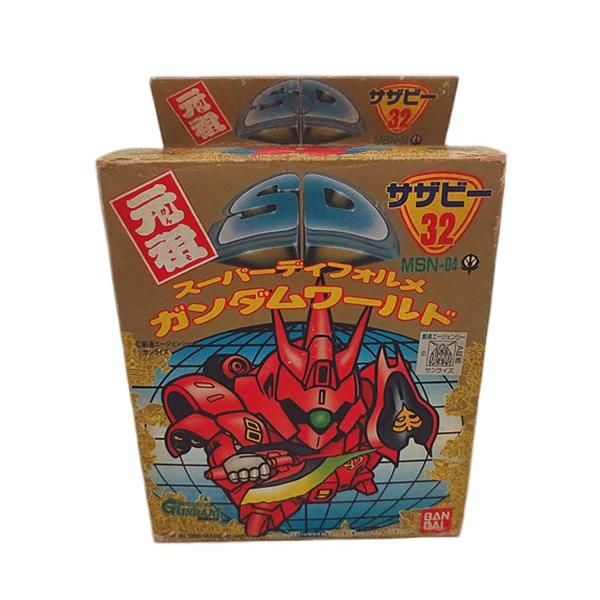 日本初の 新品 バンダイ サザビー 未組立 ガンダムワールド スーパーディフォルメ 元祖sd ロボット