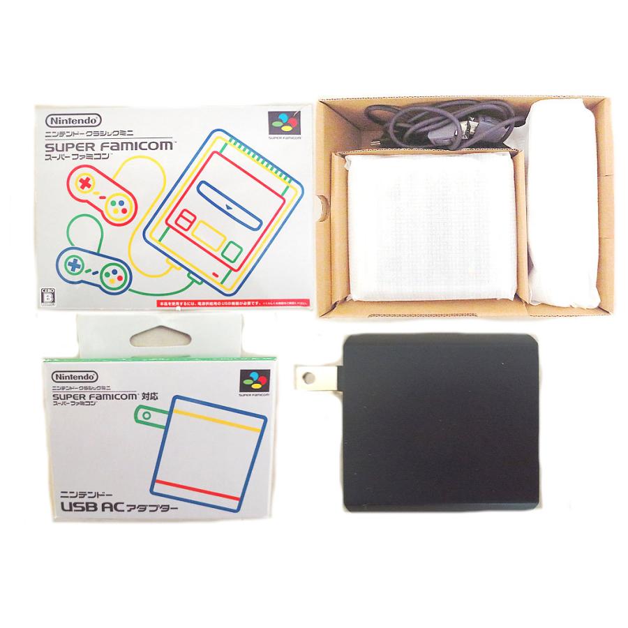 美品 任天堂 ニンテンドークラシックミニ スーパーファミコン 本体 アダプター セット