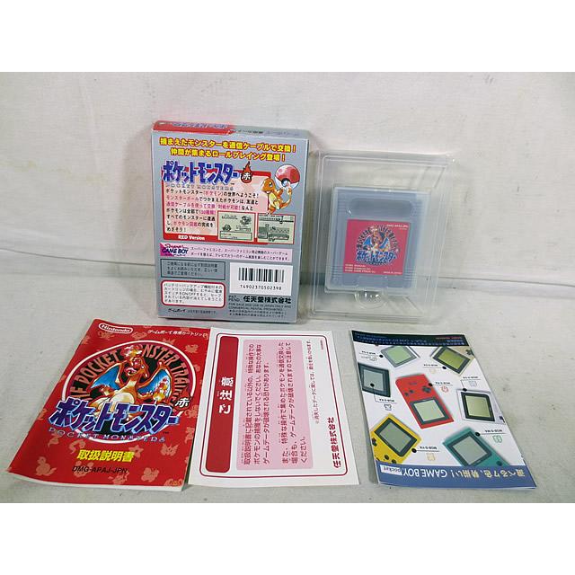 美品 任天堂 ゲームボーイ GB ポケットモンスター 赤の画像