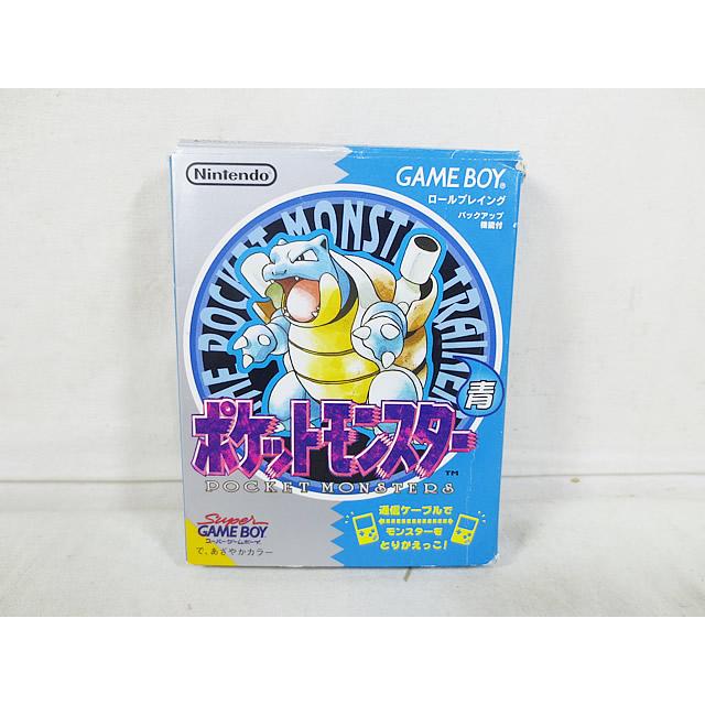 美品 任天堂 ゲームボーイ GB ポケットモンスター 青 : 22558 : 虹屋 