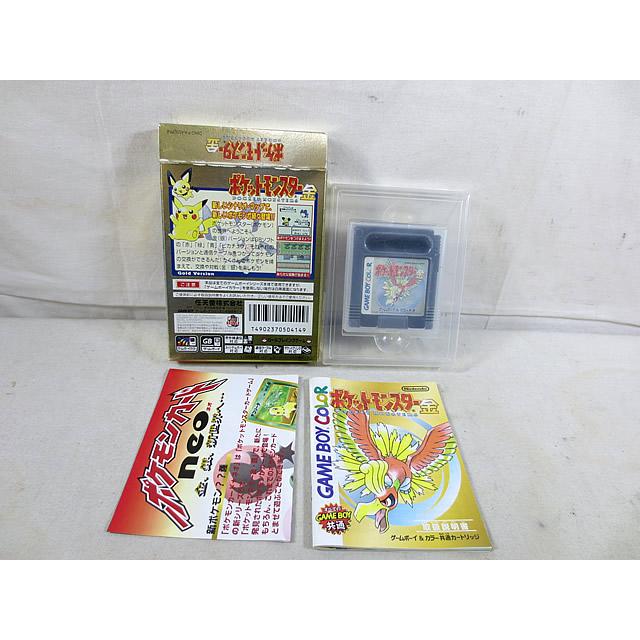 美品 任天堂 ゲームボーイ GB ポケットモンスター 金の画像