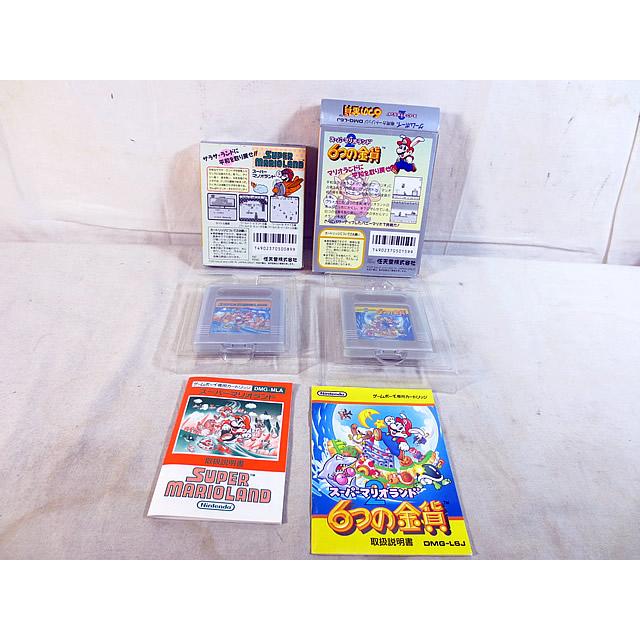 美品 GB ゲームボーイ スーパーマリオランド スーパーマリオランド2 6つの金貨 セットの画像