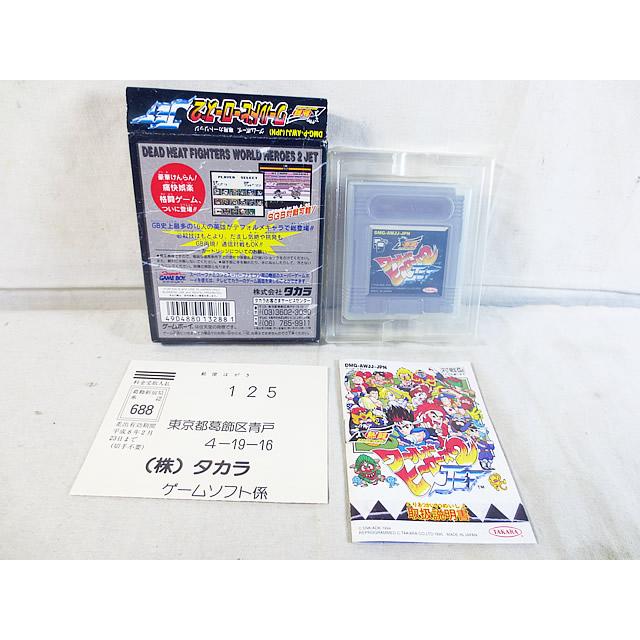 美品 タカラ GAME BOY GB ゲームボーイ 熱闘ワールドヒーローズ2JETの画像