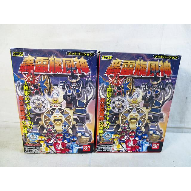 新品 バンダイ ミニプラ 忍者戦隊ハリケンジャー 轟雷旋風神 旋風神