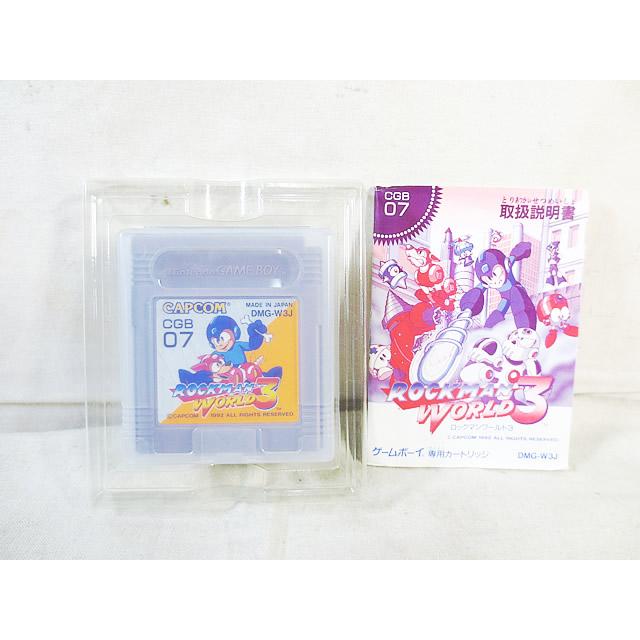 美品 ゲームボーイ GB ROCKMAN WORLD2 ロックマンワールド3の画像