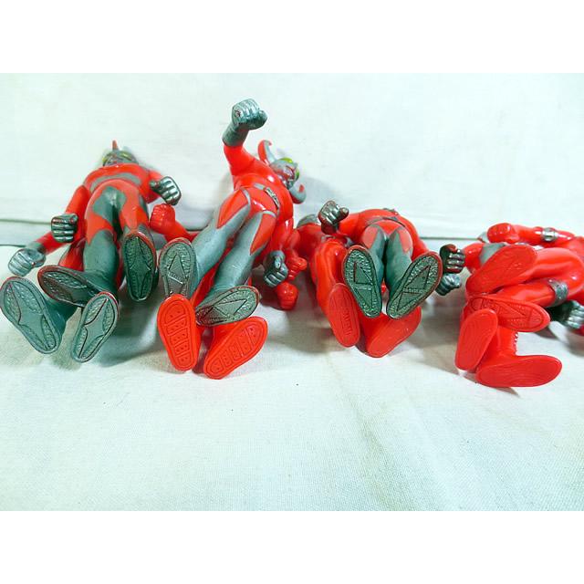 美品 ポピー ウルトラマン キングシリーズ 足形 ソフビ エース タロウ