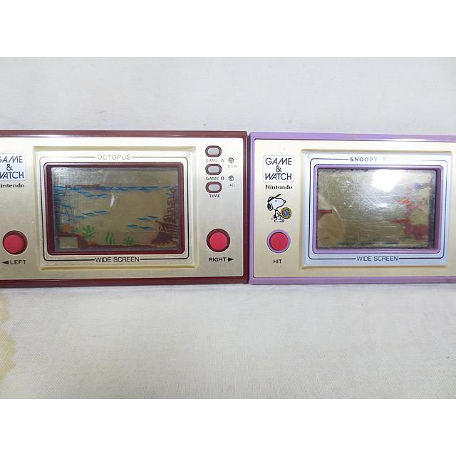 美品 任天堂 GAME&WATCH ゲームウォッチ オクトパス スヌーピー テニス