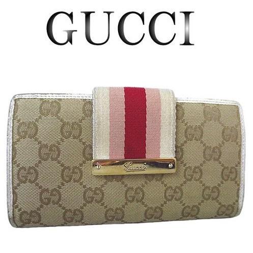 GUCCI グッチ GG柄 シェリーライン Wホック長財布｜niziya