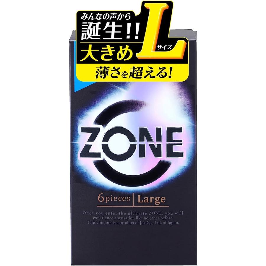 ZONE（ジェクス） ZONE ゾーン コンドーム ゴム Lサイズ ラージサイズ