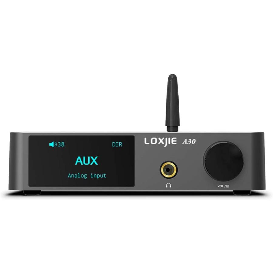 【メーカー公式ショップ】 LOXJIE A30 一体「MA12070」アンプIC搭載/EQ・高低音 ヘッドホンアンプ DAC デジタルアンプ ステレオ HI-FI パワーアンプ ベースケース