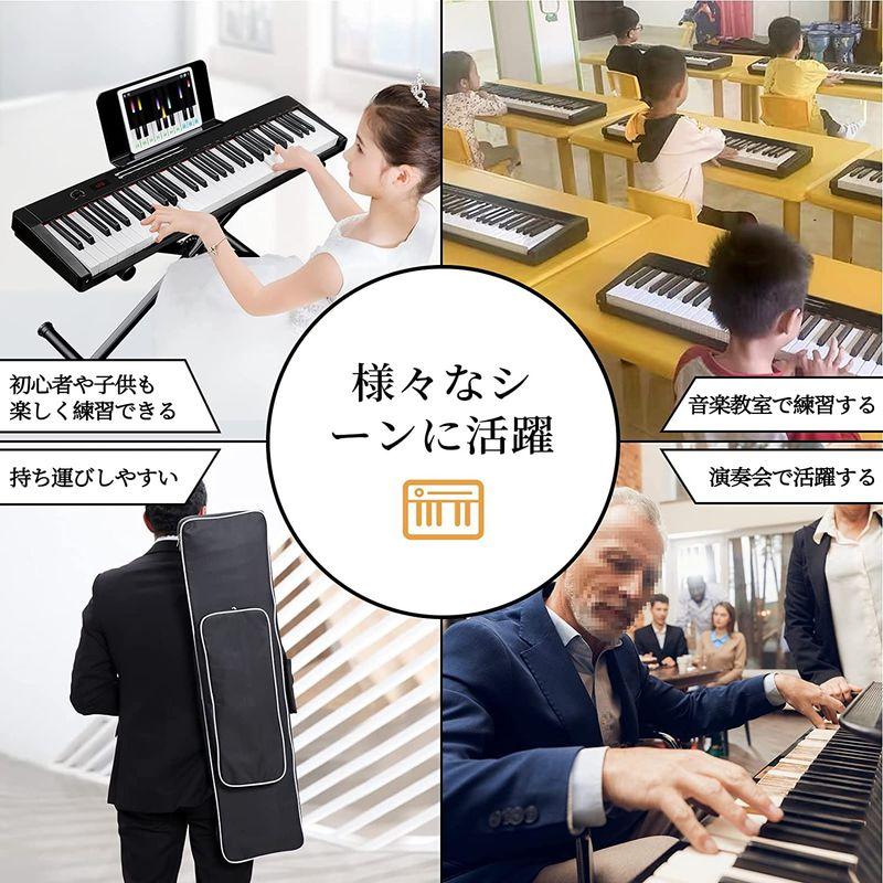 希少！！】-TERENCE 電子ピアノ 6•1鍵盤 初心者向け 電子キーボード