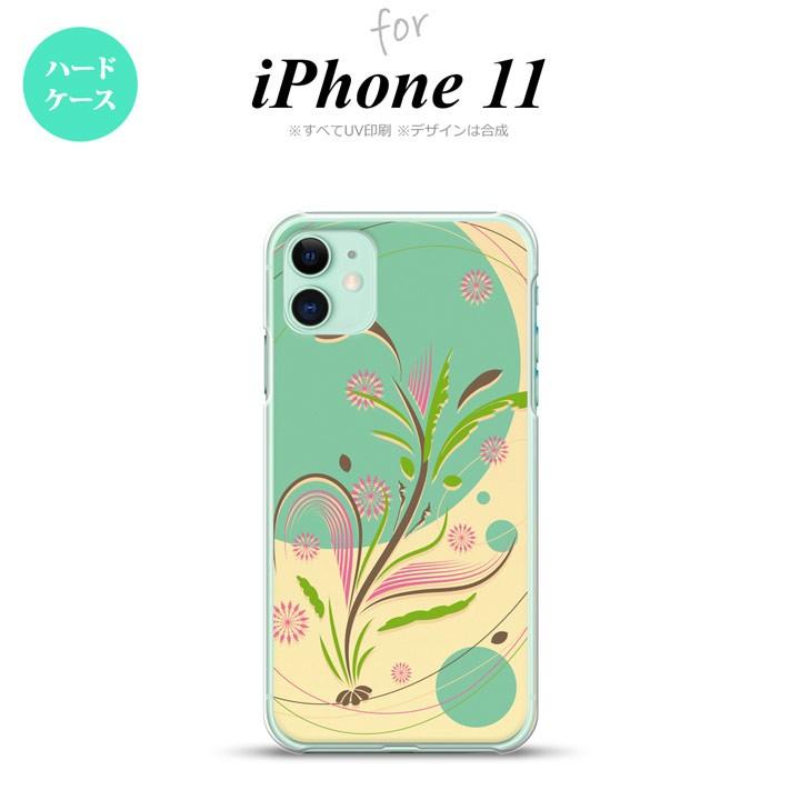 iPhone11 ケース ハードケース 和柄 ミント nk-i11-1225｜nk115