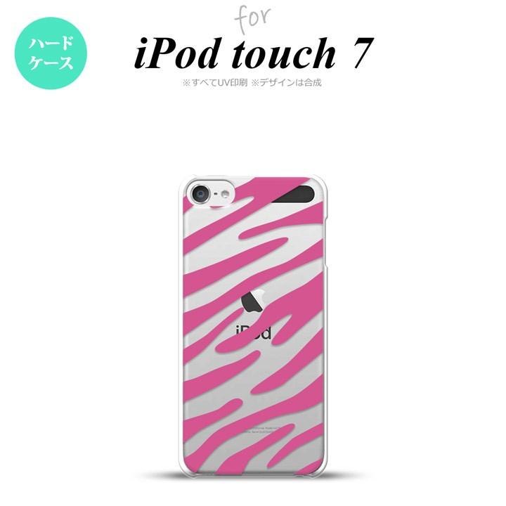 iPod touch 第7世代 ケース 第6世代 ハードケース ゼブラ ピンク nk-ipod7-022｜nk115