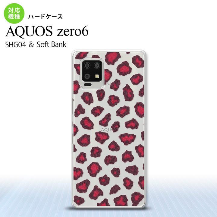 SHG04 AQUOS zero6 スマホケース ハードケース 豹柄 A ピンク  nk-zero6-028｜nk115