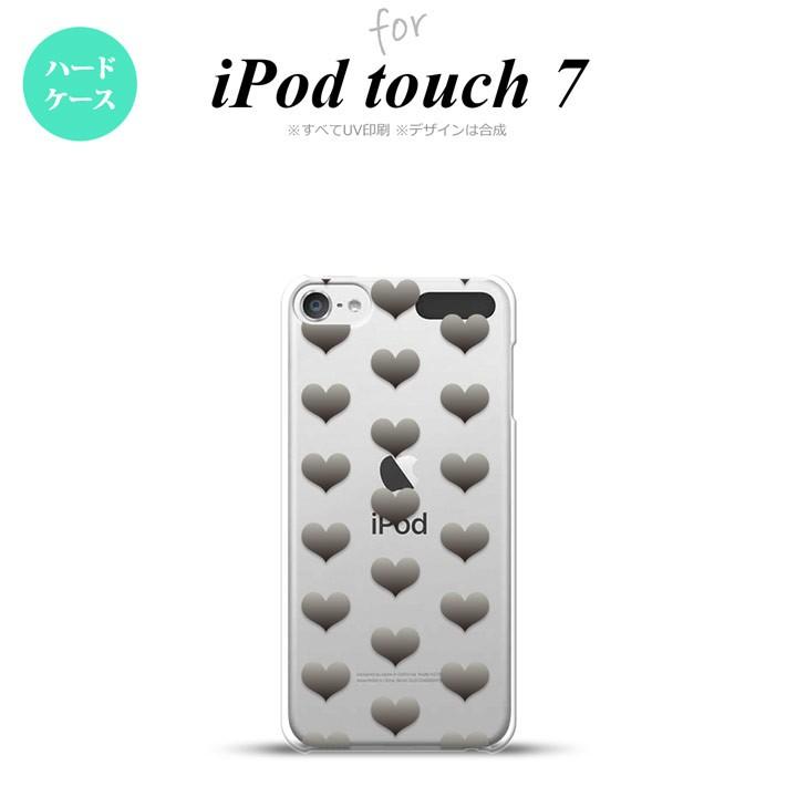 iPod touch 第7世代 ケース 第6世代 ハードケース ハート A グレー nk-ipod7-016｜nk117