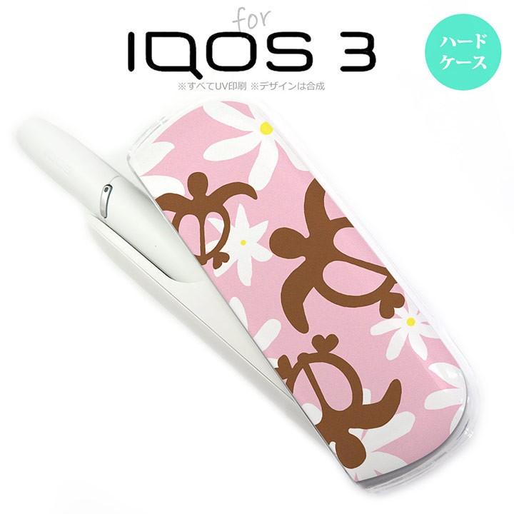 iQOS3 アイコス3 iqos3  ケース カバー ハード ホヌ ティアレ ピンク nk-iqos3-1080｜nk117