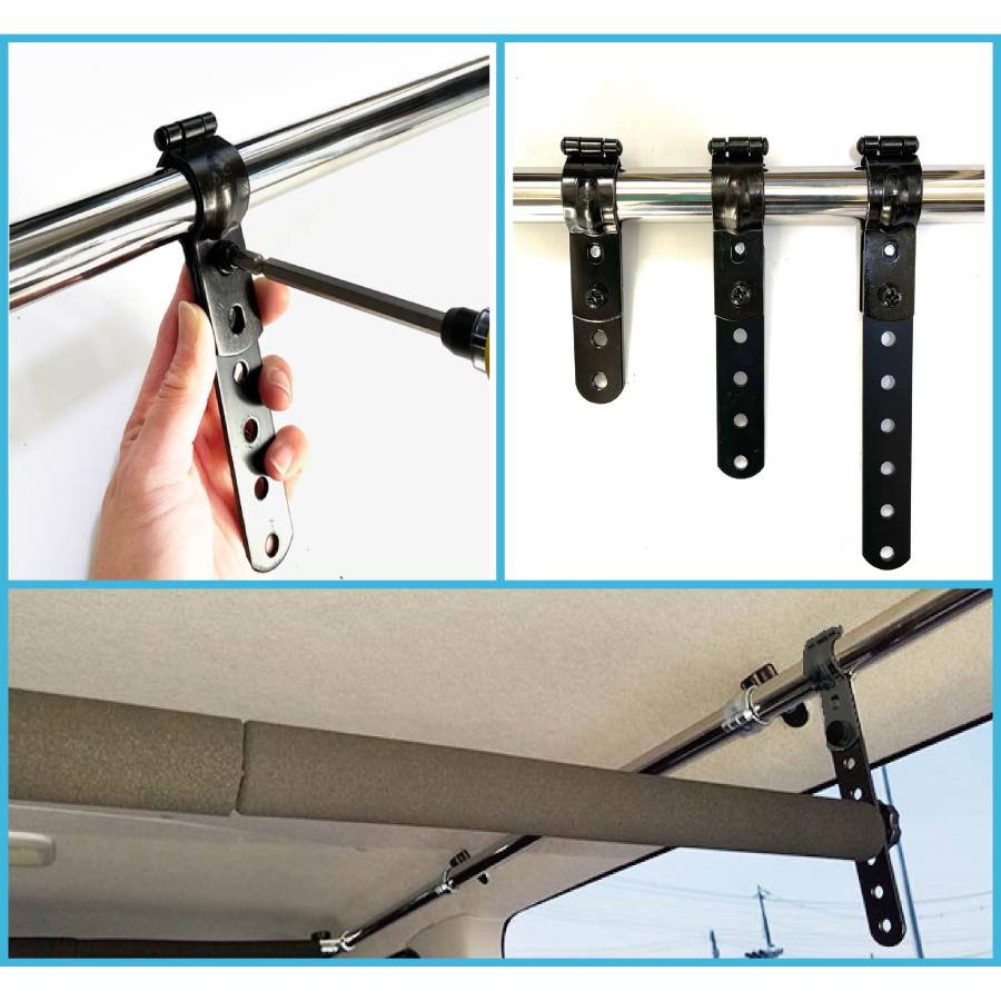 NAMINORIKOZOU 日産 エルグランド E51 車内キャリア2本セット 手すり  