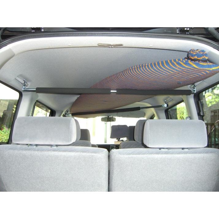 NKC] 手すり固定斜め掛けタイプ凸スライドバー2本セット (助手席上2列